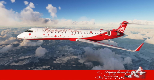 Air Berlin CRJ 700 Christmas edition Stanta Claus Tour 2011