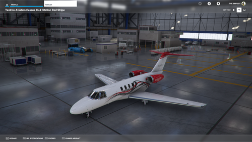 Citation CJ4 Red / Black / Gray