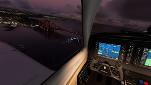 The Forth Bridges with North and South Queensferry. Scotland.  thumbnail 3