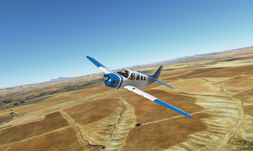 Bonanza Blue/White