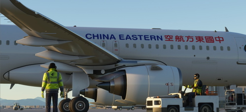 China Eastern Ground Crew Textures