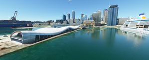 Auckland New Zealand (hand crafted, no photogrammetry) Now with night lighting. thumbnail 5