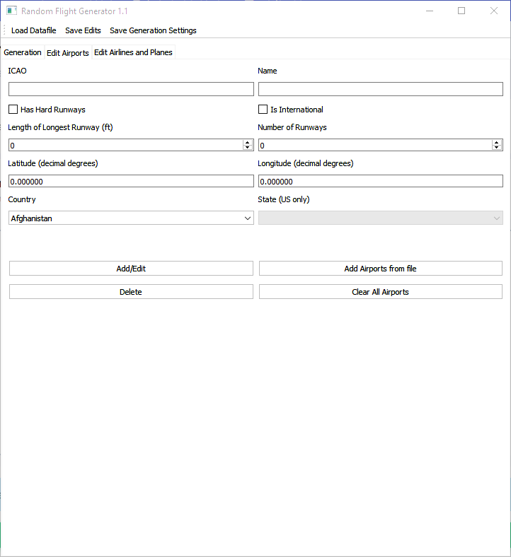 Random Flight Generator for Microsoft Flight Simulator | MSFS