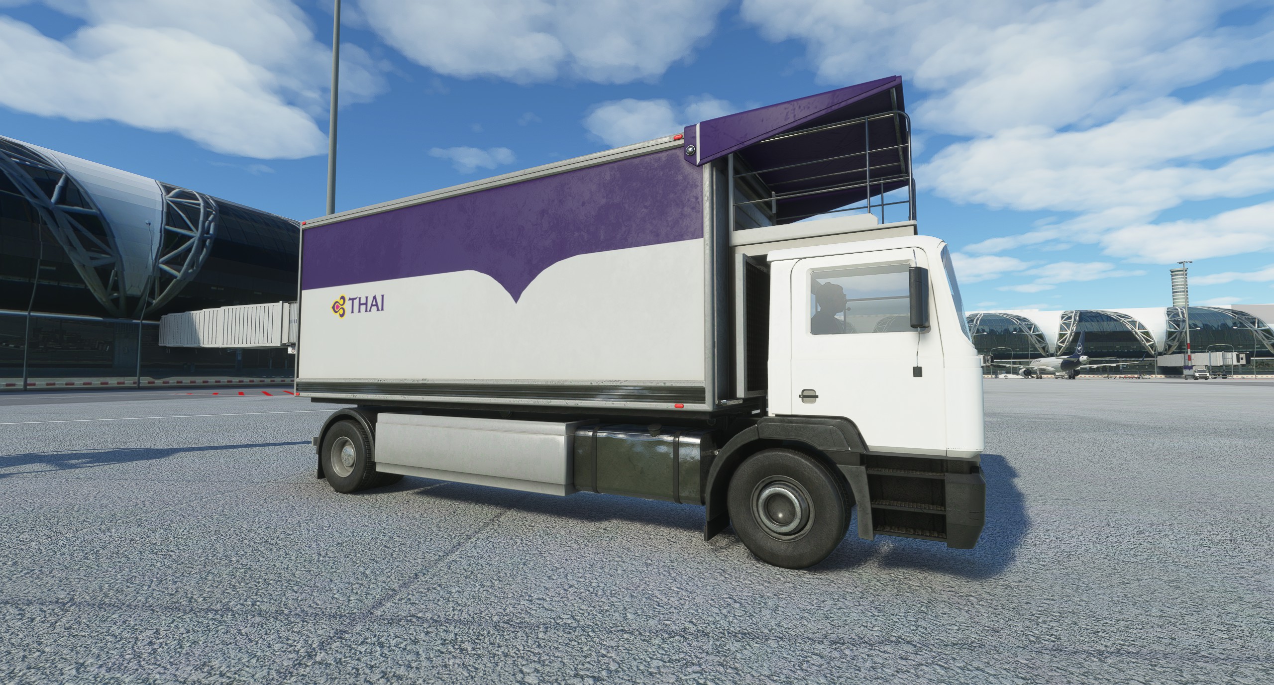 Thai Airways Catering Truck Livery Pack - Image 1