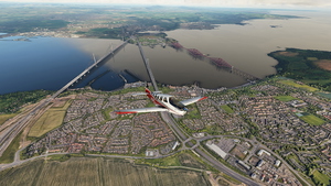 The Forth Bridges with North and South Queensferry. Scotland.  thumbnail 5
