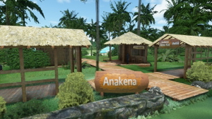 Anakena beach (Easter Island) with Moai statues thumbnail 3