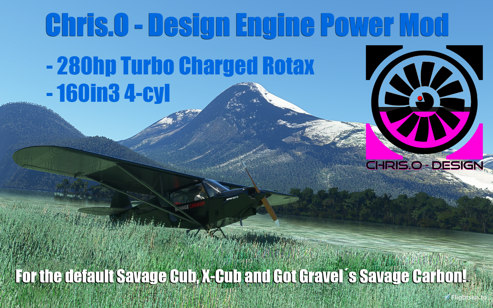 Chris.O - Design || Savage & X-Cub 280hp Rotax Engine Power Mod - Image 1