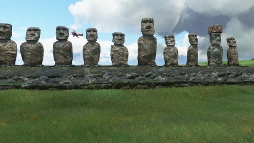 Ahu Tongariki ( Moai sculptures ), Easter Island , Chile