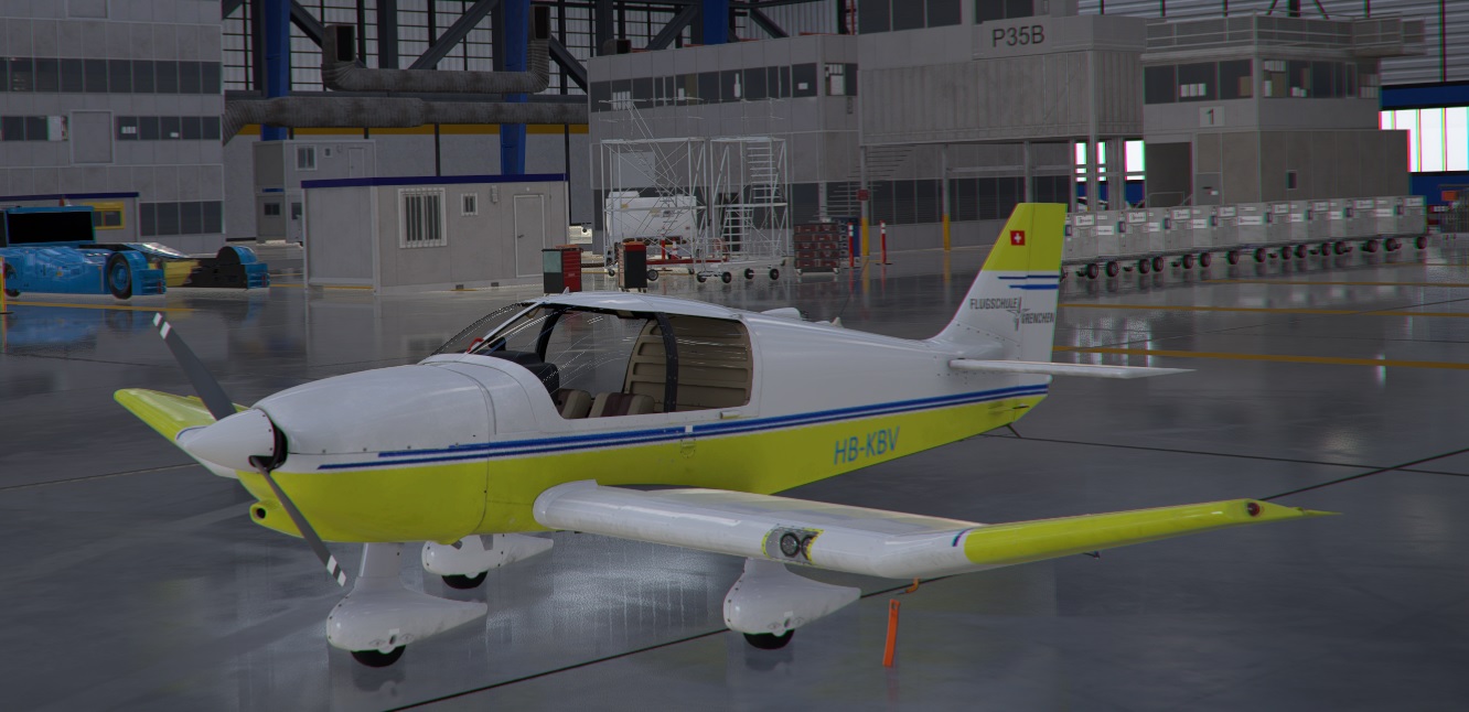 Robin DR400 Flugschule Grenchen HB-KBV and HB-KDV - Image 1