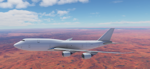 747-8 BCF (Boeing Converted Freighter) Ghost Plane (Lease Model)