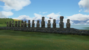 Ahu Tongariki ( Moai sculptures ), Easter Island , Chile thumbnail 3