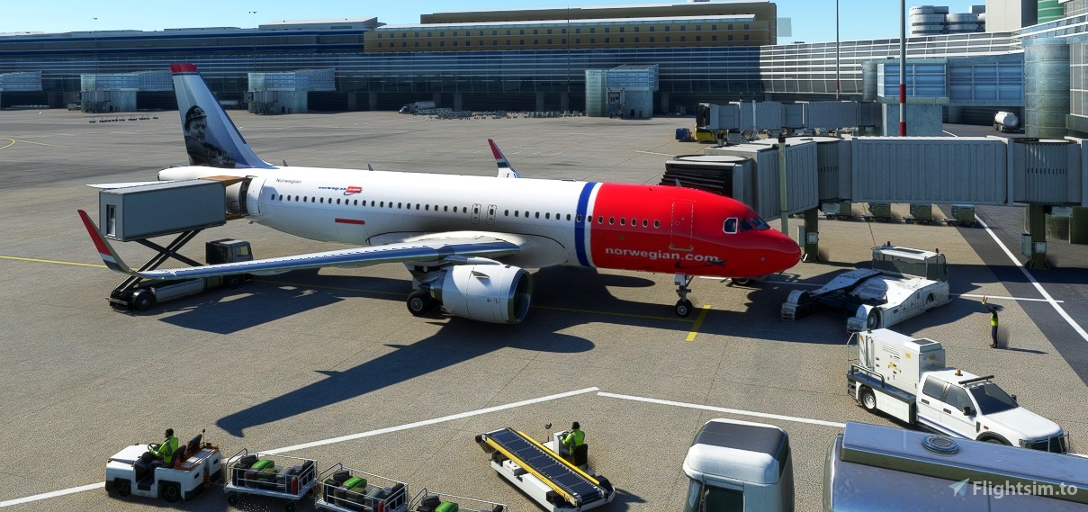 A320 NEO Norwegian NEW 1.1.2021 Image Flight Simulator 2020