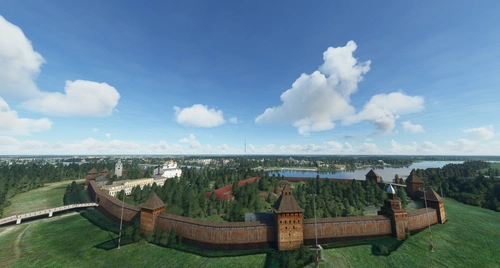 Velikiy Novgorod Landmarks (Borki airfield)