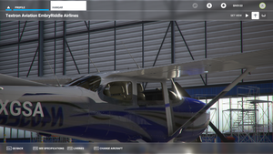 Embry Riddle C172 Interior Cessna 172 G1000 Embry Riddle Livery - MSFS Add-on - Flightsim.to