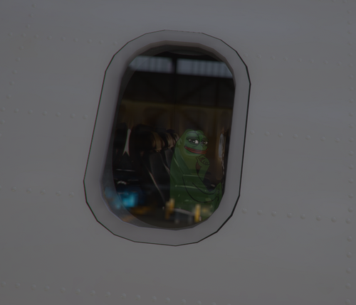 Ghost Pepe Window