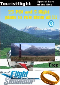Touristflight special Lord of the ring
