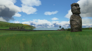 Ahu Tongariki ( Moai sculptures ), Easter Island , Chile thumbnail 7