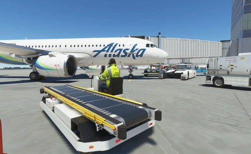 Alaska Airlines "Ready Safe Go" Ground Handling Uniform