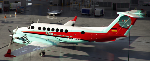 King Air 350i -- RMA - R&M Airservice Europe AG, Final Regular Liveries for Fly the World