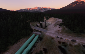 Banff NP CYBA Airfield, Townsite and tourist Spots SU12 thumbnail 16