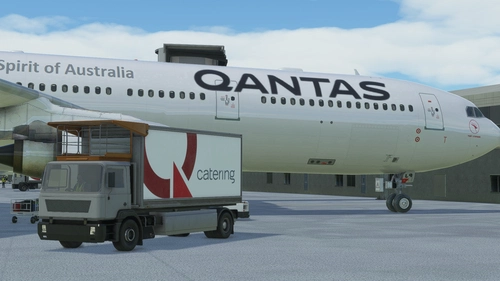 Qantas Catering Truck Livery