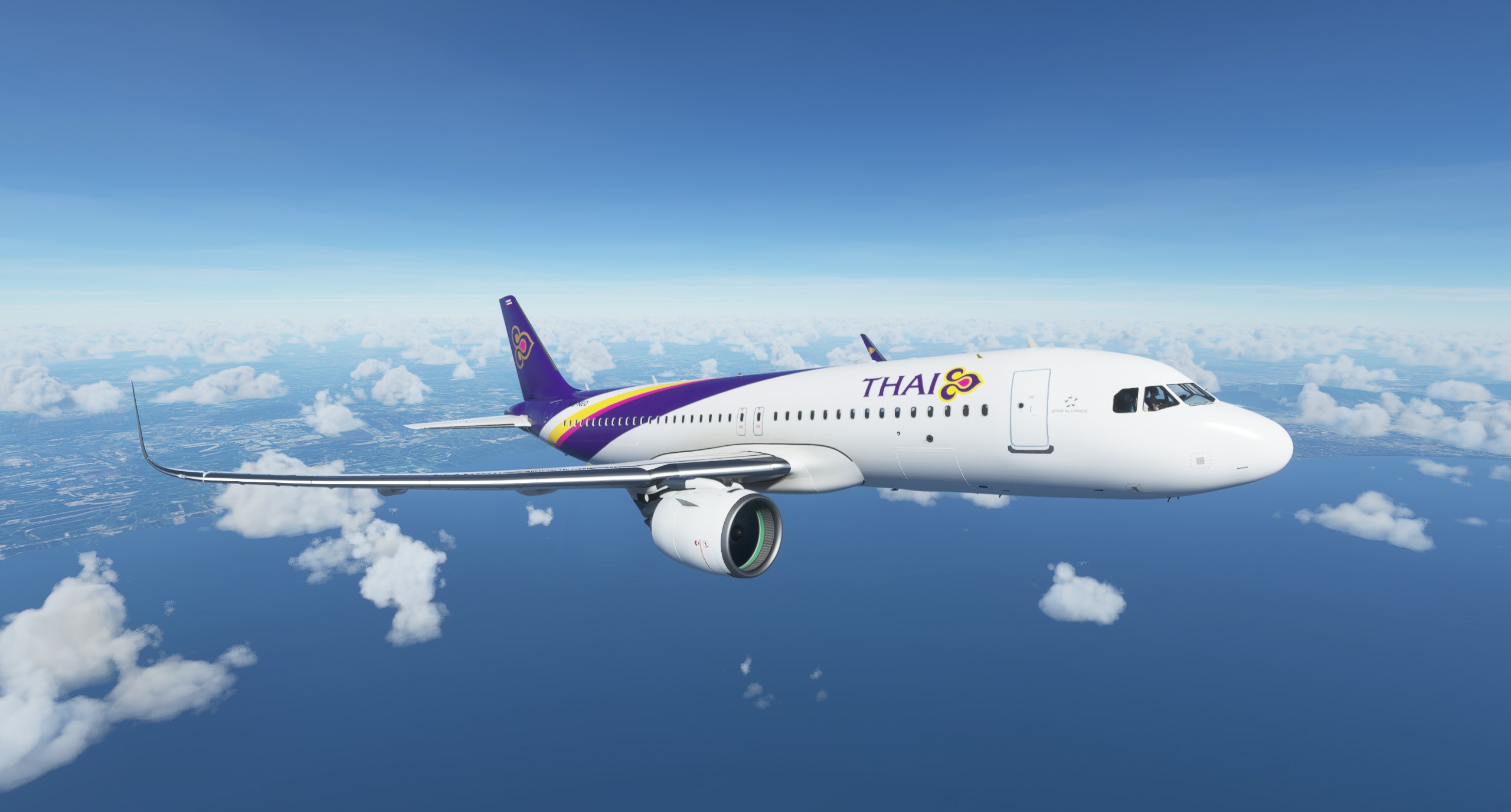 Airbus A320neo Thai Airways [4K] - Image 1