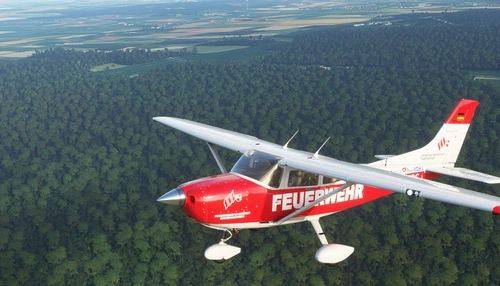 Carenado Cessna 182 Skylane_Feuerwehr Niedersachsen