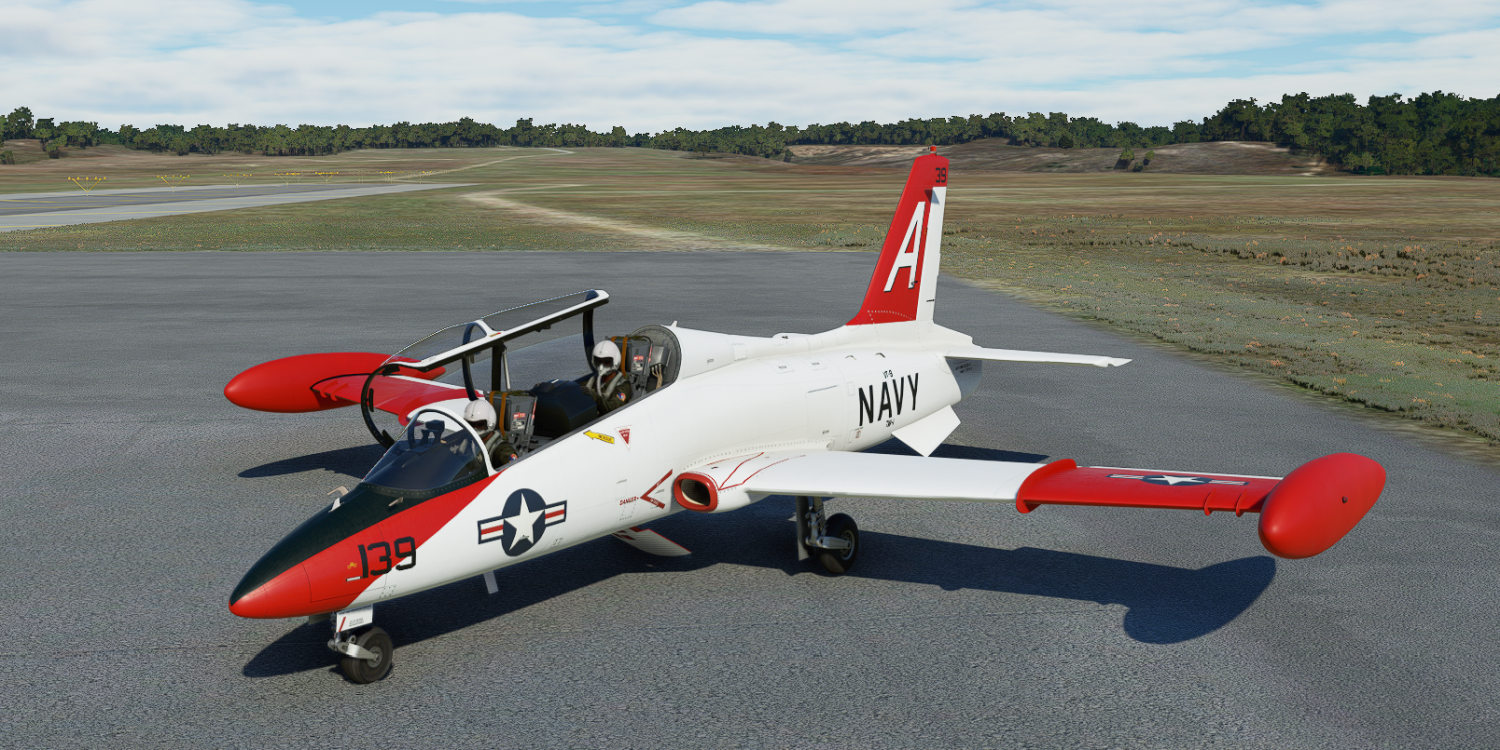 Aermacchi MB-339A US NAVY 139 "T-45C wannabie" repaint - Image 1