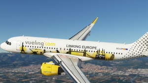 A32NX Vueling Airlines (Linking Europe) EC-LVP [8K] thumbnail 1