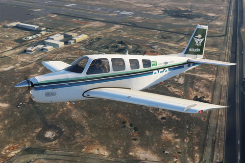 Beechcraft Bonanza G36 Saudia Old Livery