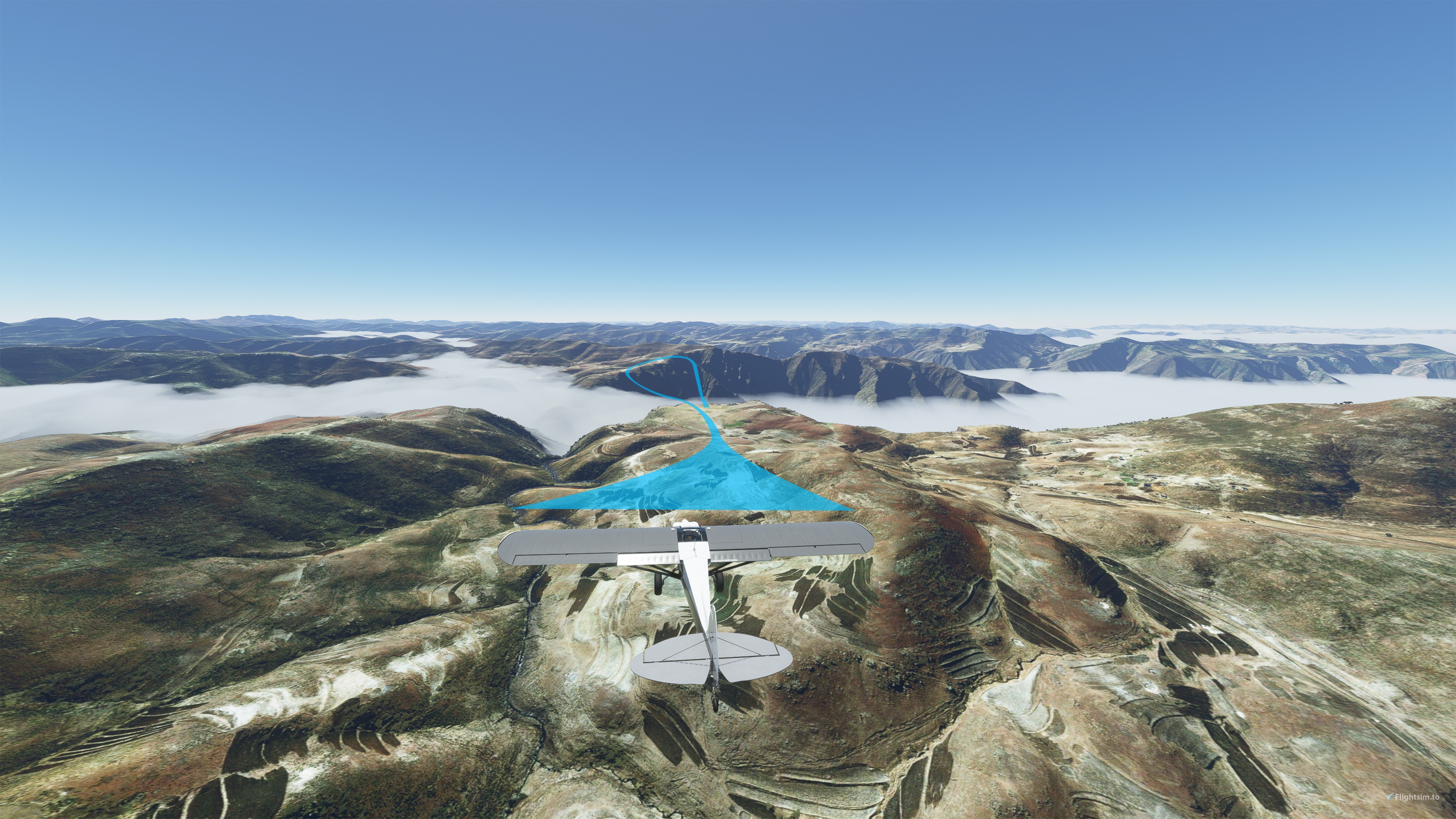 Landing Challenge Matekane Airstrip for Microsoft Flight Simulator MSFS