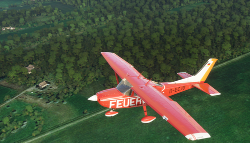 Carenado Cessna 182 Skylane_Feuerwehr Niedersachsen (Old) D-ECJG
