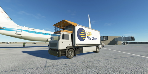 LSG Sky Chefs Catering Truck