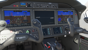 Daher TBM 930 Cockpit Livery Black Carbon Fiber Update! thumbnail 3