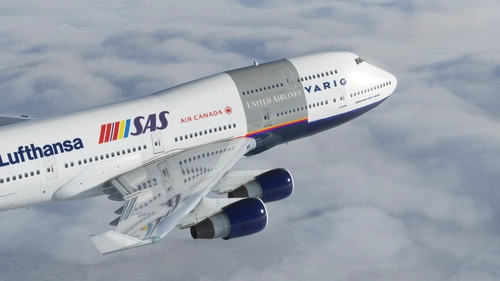 Boeing 747-400 Varig Brasil "Star Alliance"