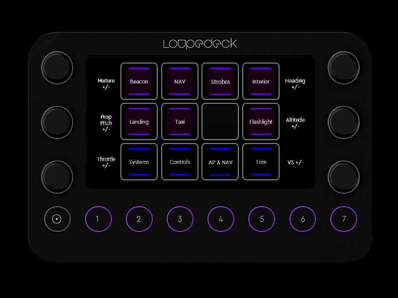 Loupedeck Live MSFS profile for Microsoft Flight Simulator MSFS