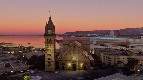 Messina, Sicily, Italy. City and Province Landmarks.