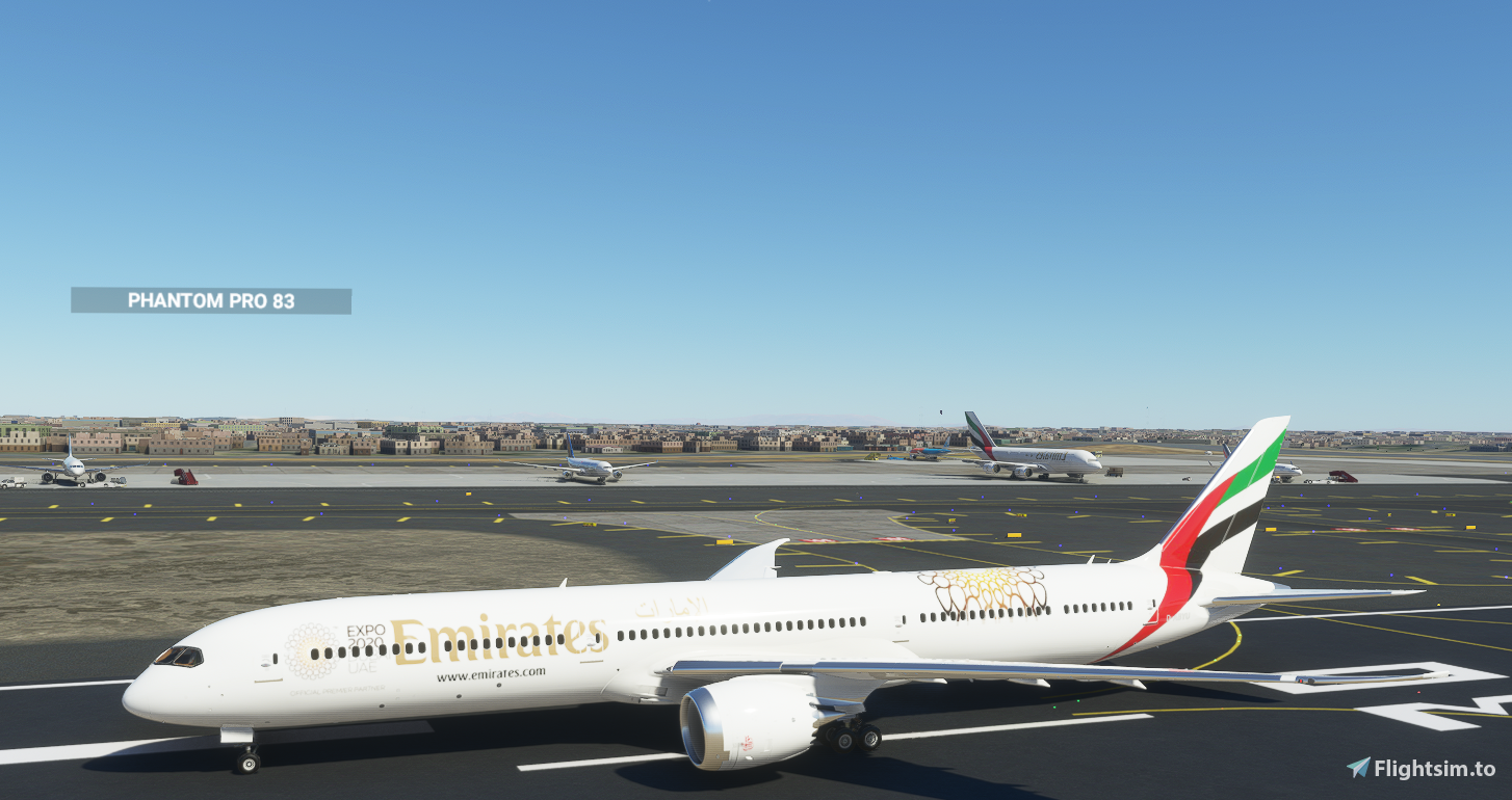 (8K) Emirates "EXPO DUBAI 2020" Boeing 787 - Image 1