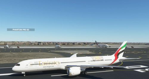 (8K) Emirates "EXPO DUBAI 2020" Boeing 787