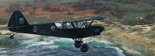 Savage Cub N168MK Mokulele Hawaii