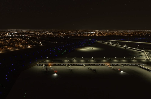 IGI AIRPORT NEW DELHI (VIDP) NEW JETWAYS & NIGHT LIGHT IMPROVMENT