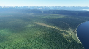 Lake Baikal Airstrip Davsha Russia (not in Sim yet) UIUD + sorrounding terrain thumbnail 1