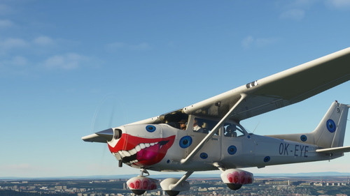 Cessna 172sp  OK-EYE Alpha Aviation (both versions)
