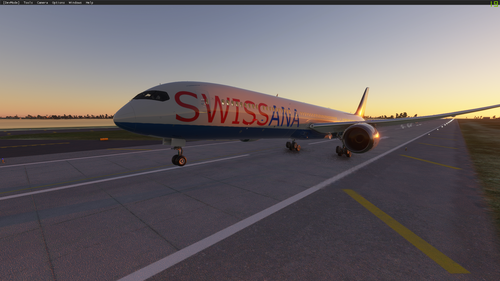 787-10 Dreamliner Legacy Swiss ANA (8K Livery)