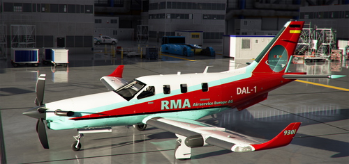TBM 930 -- RMA - R&M Airservice Europe AG, Final Regular Liveries for Fly the World