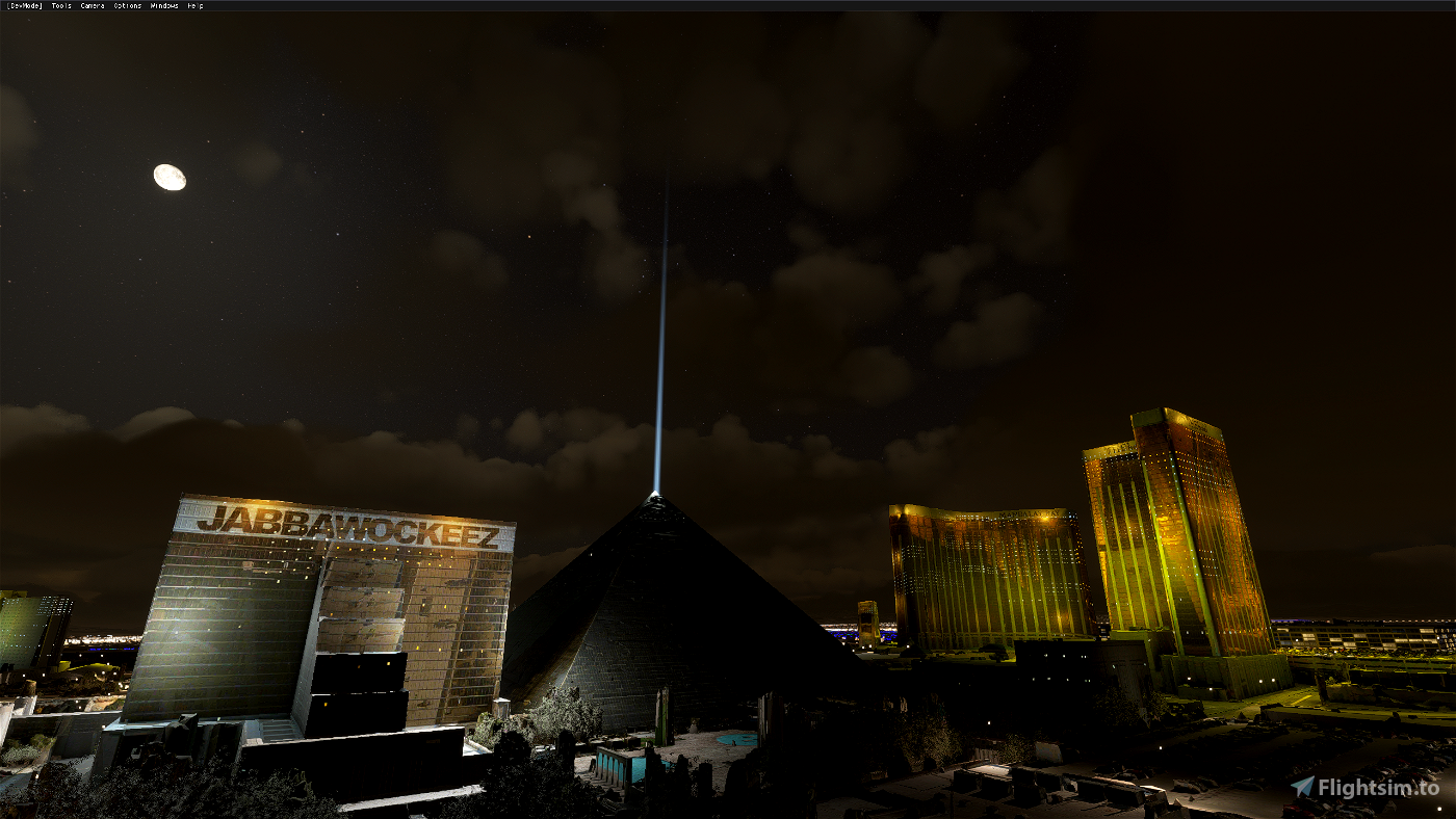 Las Vegas || Night Light Pack for Microsoft Flight Simulator | MSFS