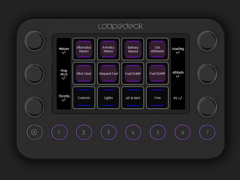 Loupedeck Live MSFS profile - Image 1