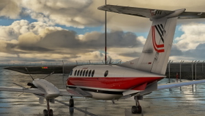 Beechcraft King Air350 Loganair 1980s thumbnail 4