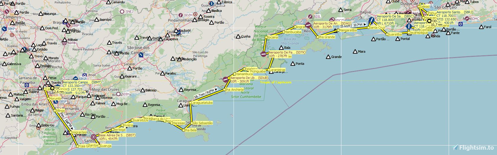 Flying from São Paulo (SBMT) to Rio de Janeiro (SBRJ) - Image 1