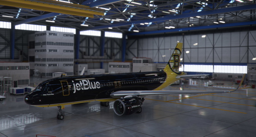 Boston Bruins and FlybyWire A32NX